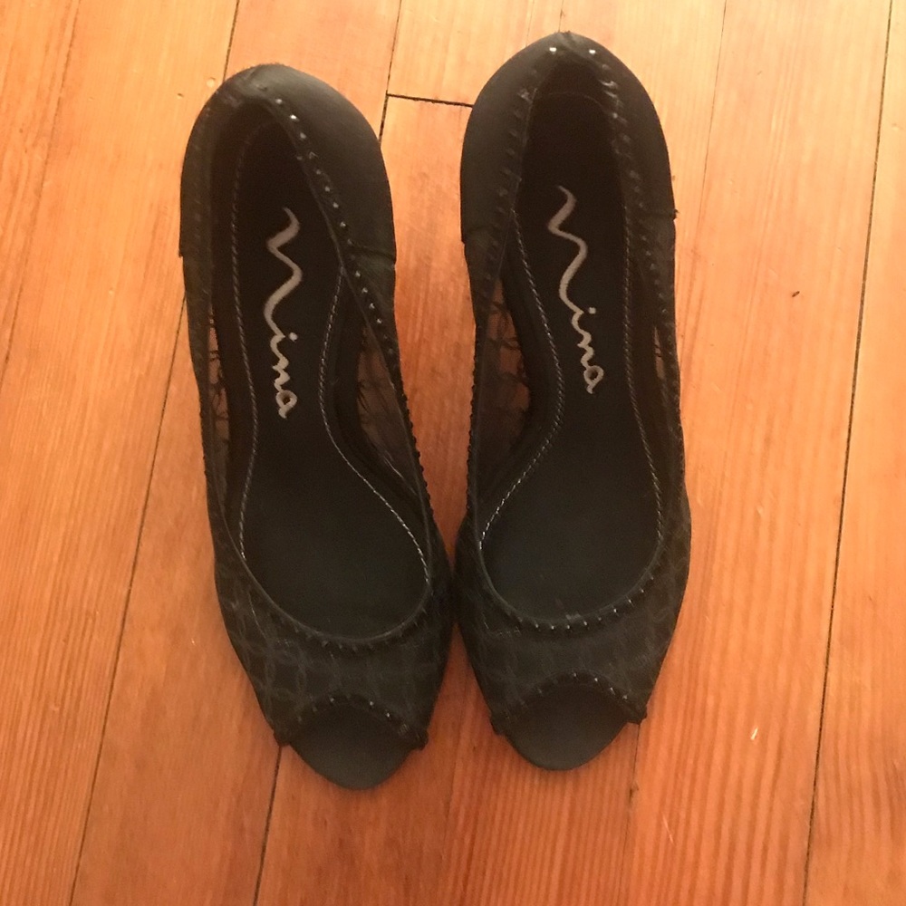 Nina Black Dress Shoes